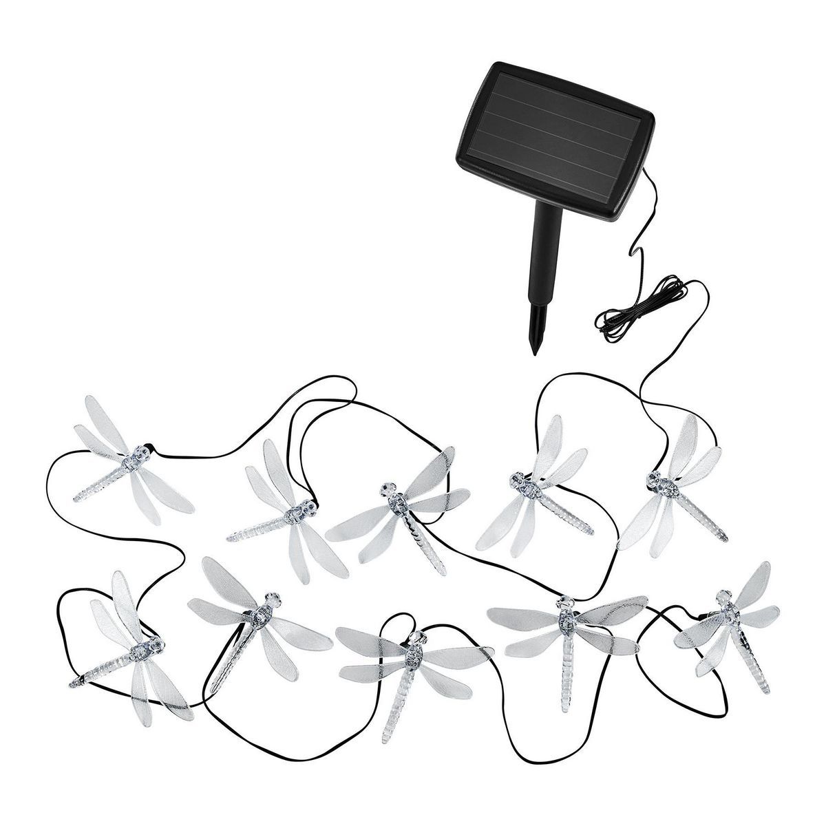Solar Dragonfly LED String Lights 10-Piece Z72960