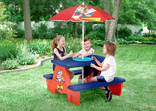 4 Seat Activity Picnic Table with Umbrella C587