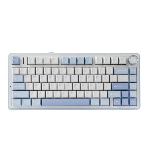 Light Blue 75% Wireless Mechanical Keyboard N558