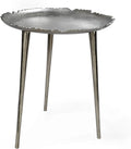 Aluminum Round Side Table, 19" Tall & 16" Diameter E68903