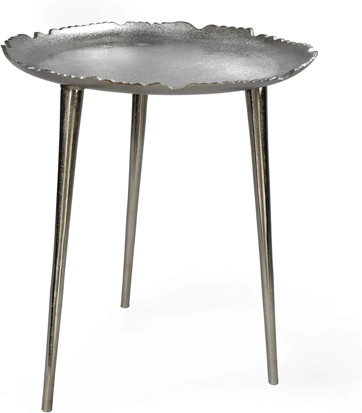 Aluminum Round Side Table, 19" Tall & 16" Diameter E68903