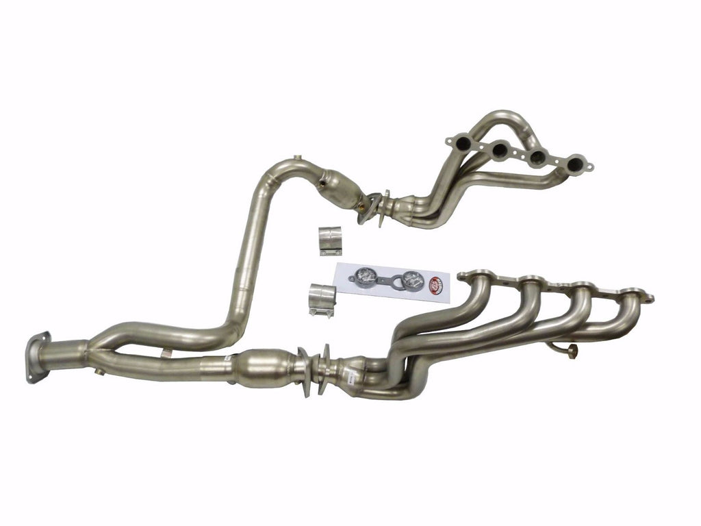 Stainless Catted Header For Chevy Avalanche Suburban Tahoe GMC Yukon 2WD 4WD 4.8L 5.3L U82361