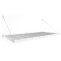 48 in. x 96 in. Steel Garage Wall Shelving in White M59218