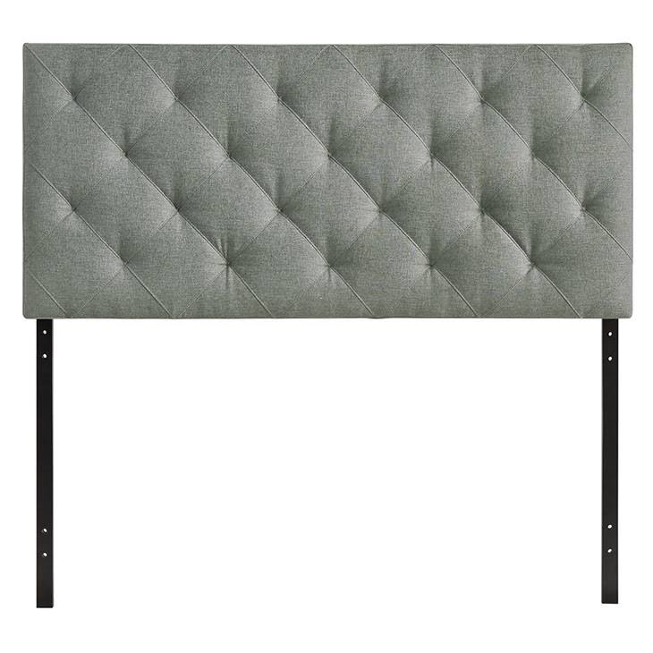 Twin Fabric Headboard, Gray D26095