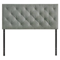 Twin Fabric Headboard, Gray D26095