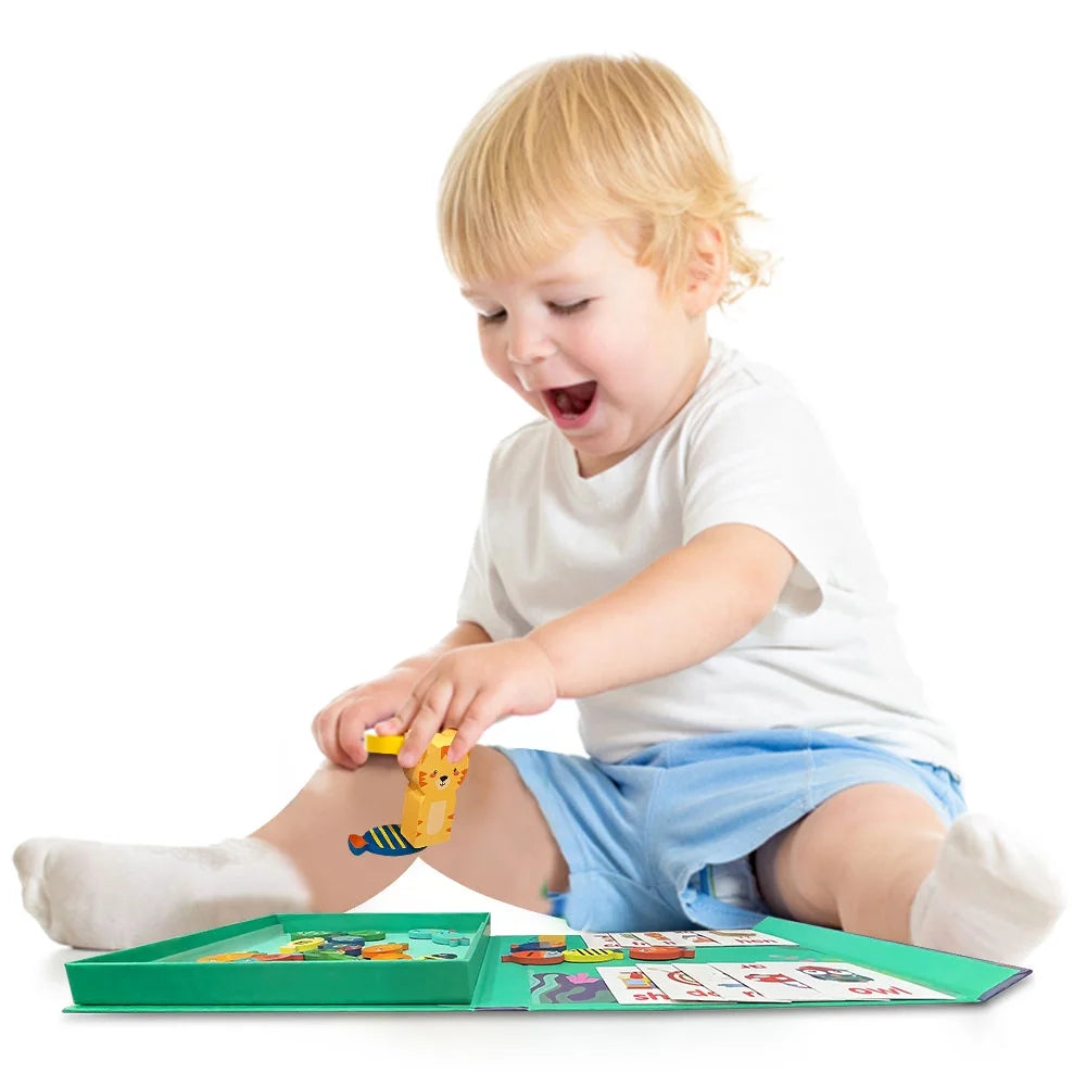 Montessori Wooden Magnetic Fishing Toy Y6020