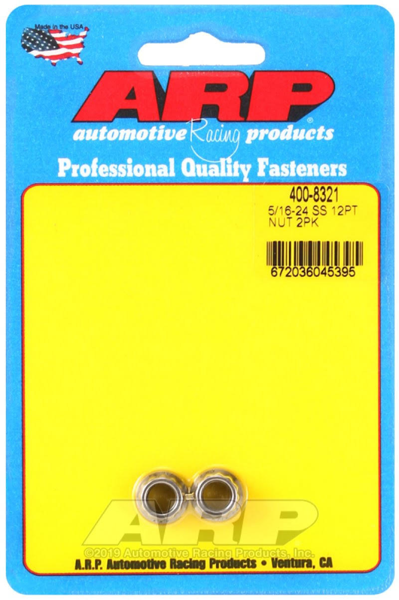5/16-24 SS 12pt Nut Kit G700