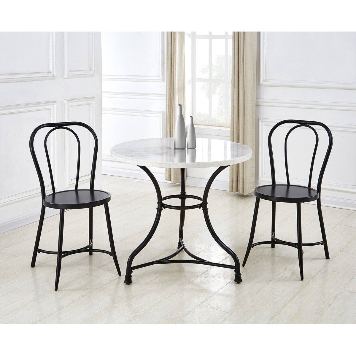 Round Marble Top Cafe Dining Table R3814