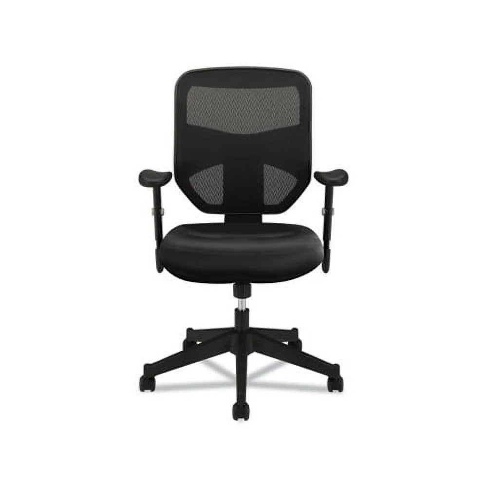 Black Mesh High-Back Task Chair with Adjustable Arms A318101