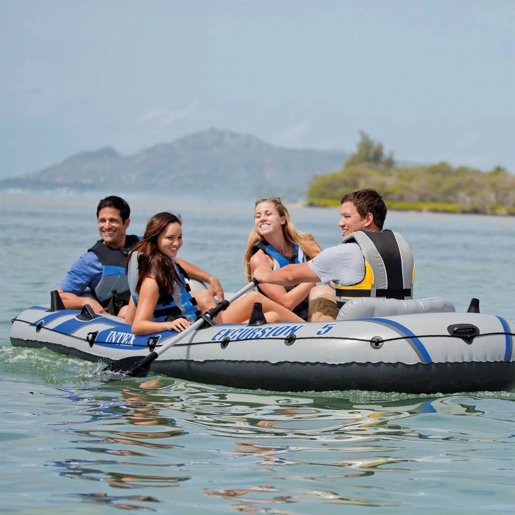 5 Person Inflatable Fishing Boat with Motor Mount T5544