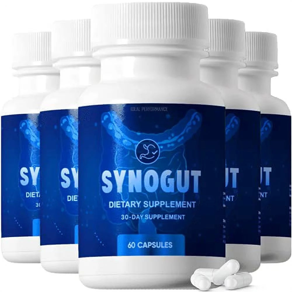 Dietary Supplement for Gut Health 5 Bottles X686