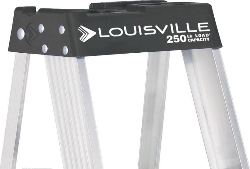 4-Foot Aluminum Stepladder, 250-Pound Capacity, Type I X579