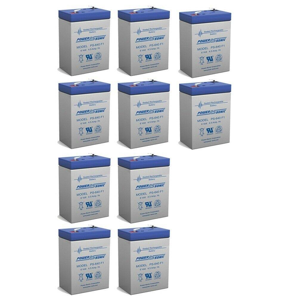 6V 4.5Ah Sealed Lead Acid Battery 10 Pack J833