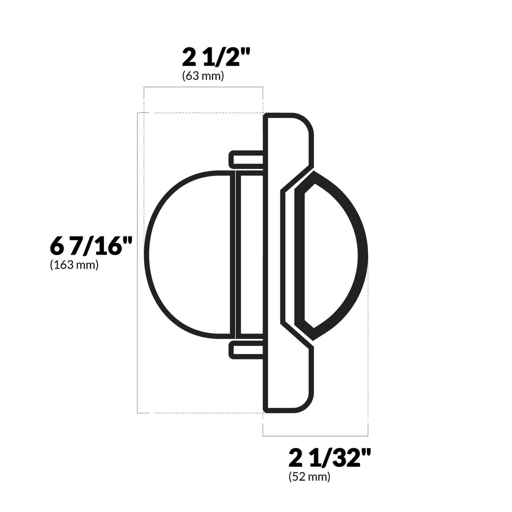 Bulkhead Mount Compass for Sailboat L180