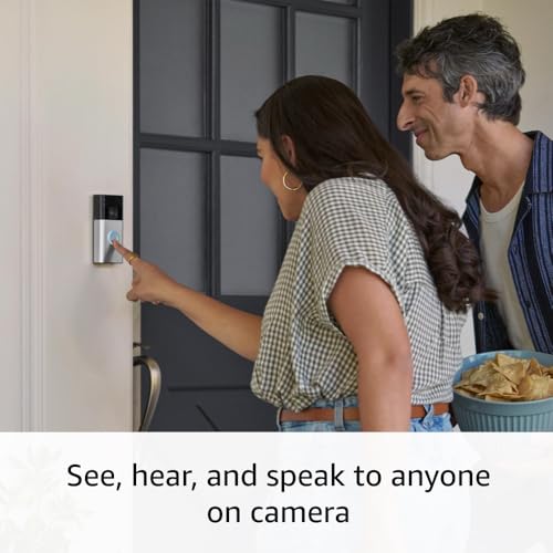 Satin Nickel Battery Doorbell A83375
