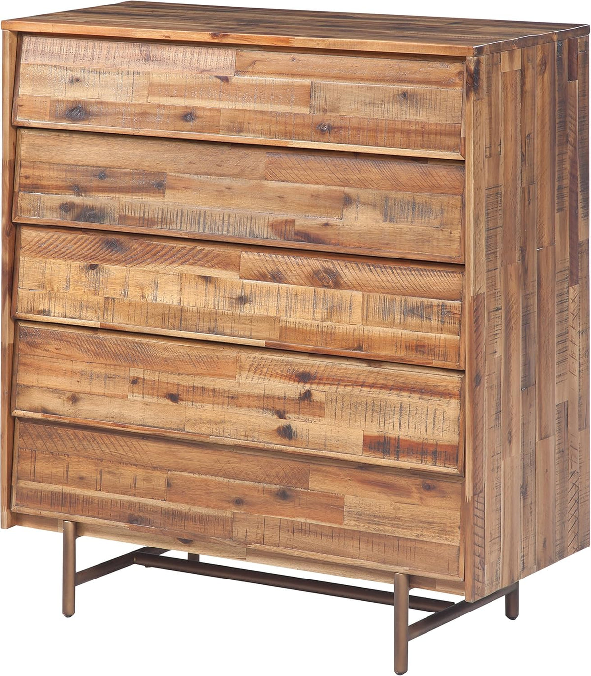 Acacia Wood 5 Drawer Chest R26304
