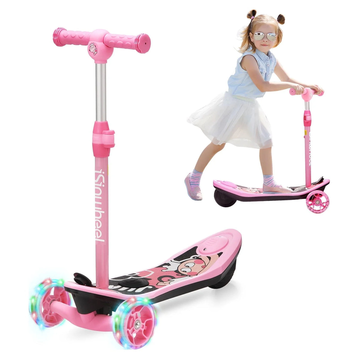Height Adjustable Foldable 3 Wheels Electric Scooter B516162
