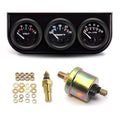 3 in 1 Car Meter Auto Gauge Triple Gauge Kit Pack of 2 B425437