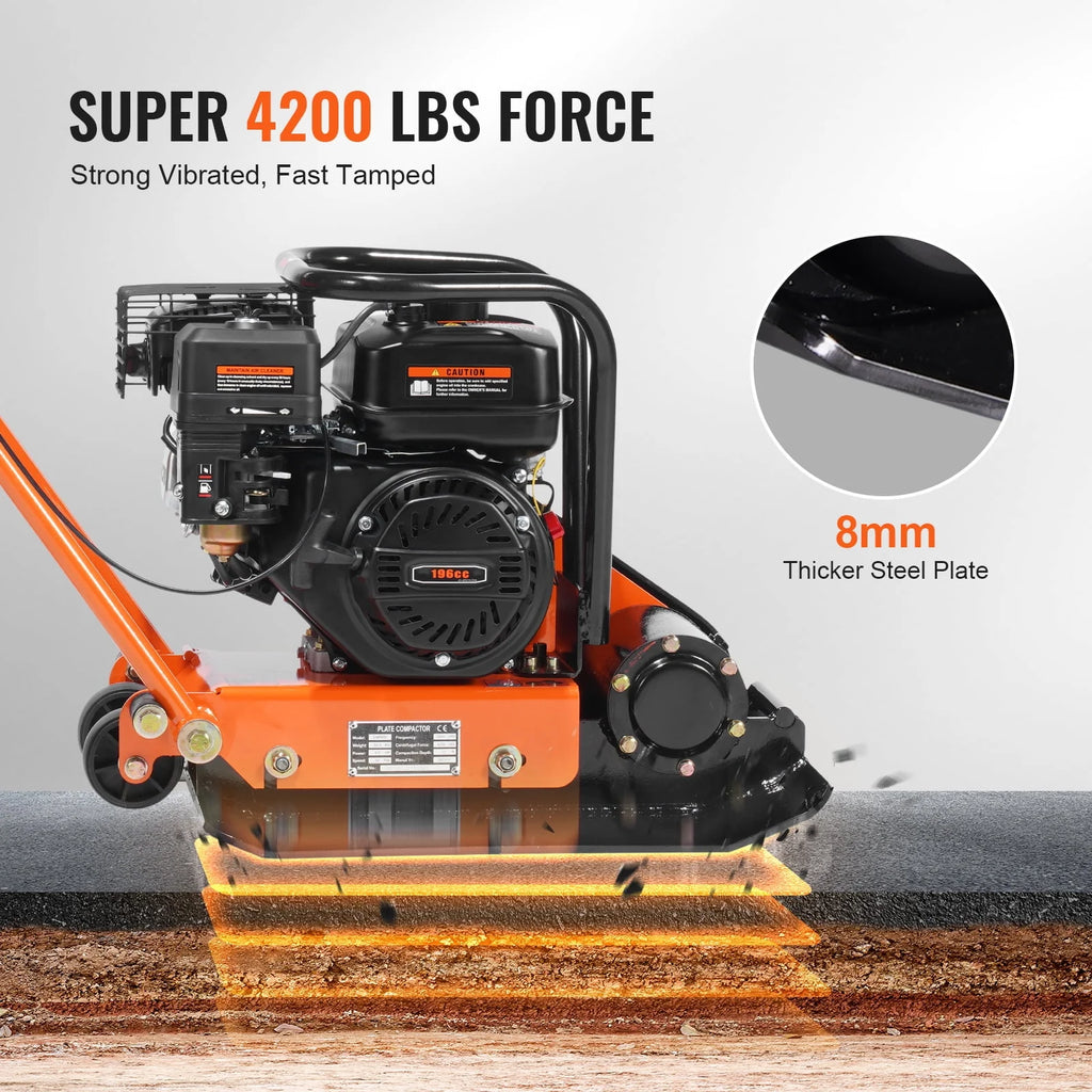 78.5cc Walk-Behind Plate Compactor H239012