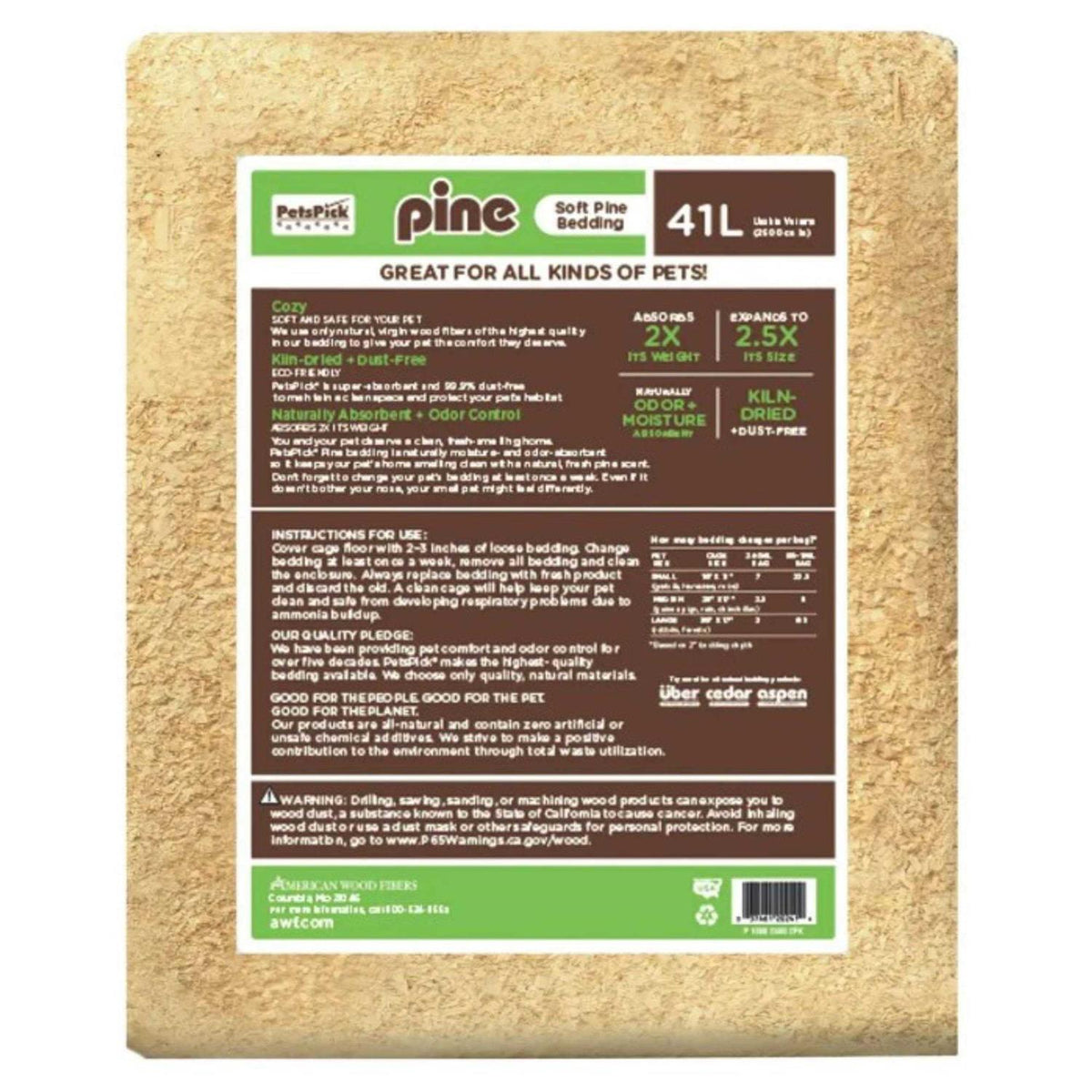 Kiln Dried Soft Pine Bedding J117740