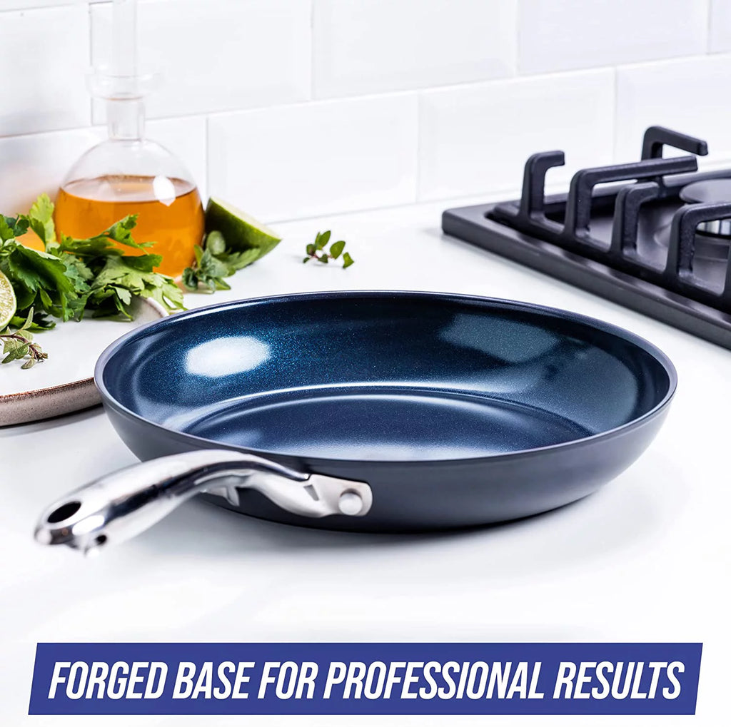 Blue Diamond Hard Anodized Ceramic Nonstick 10-Piece Cookware Set C206275