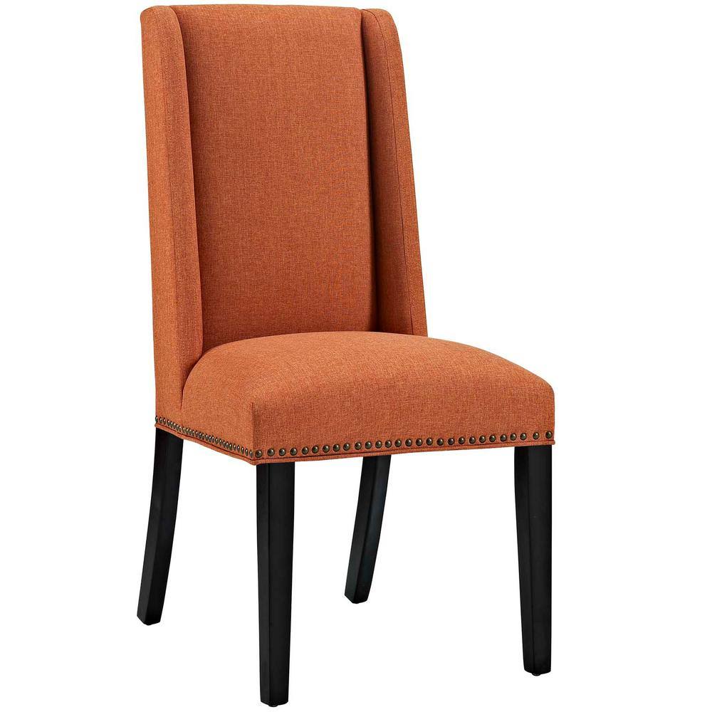 Orange Fabric Dining Chair C17410