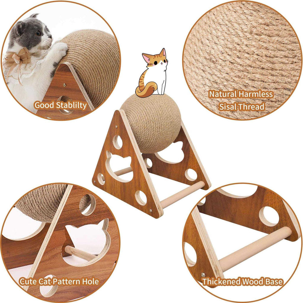 Natural Sisal Cat Scratching Ball S762