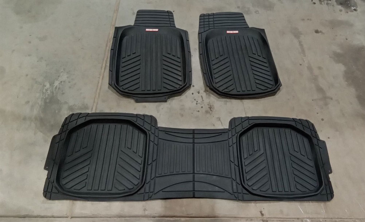 Pre-Owned 2018 Dodge Caravan 3 Front & Rear Rubber Floor Mat Set OEM F513