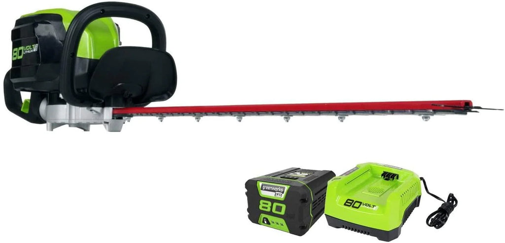 80V 26-inch Cordless Brushless Hedge Trimmer with Battery & Charger C27373