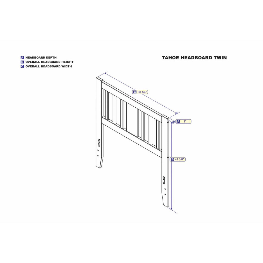 Solid Wood Queen Headboard with USB Charging Station E955