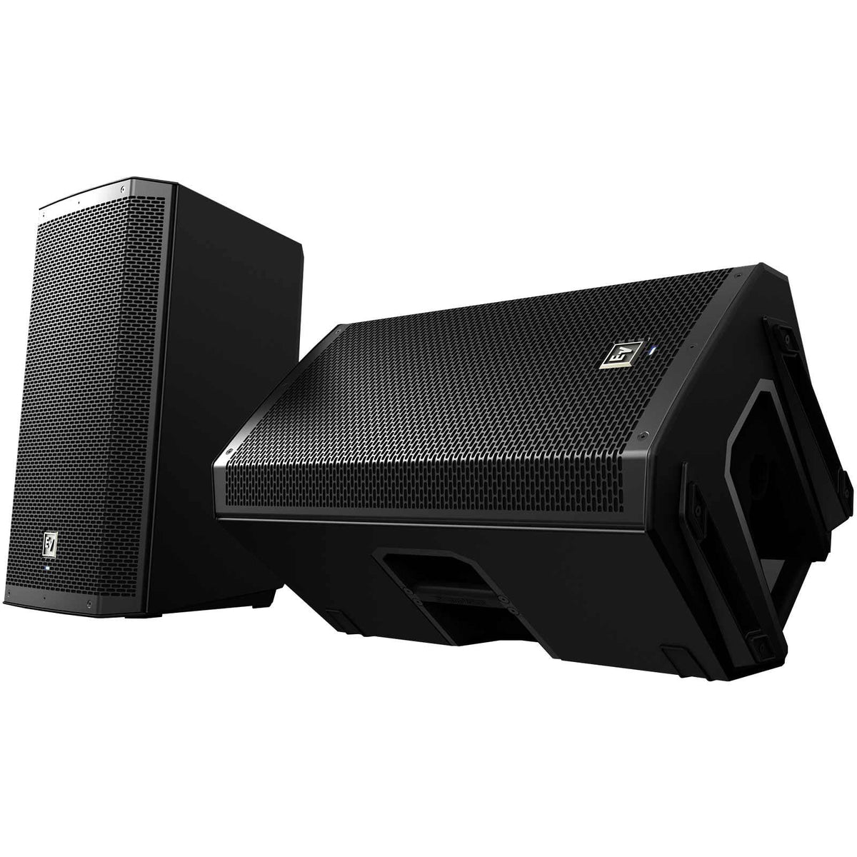 15" Powered Bluetooth Loudspeakers with Covers and XLR Connecting Cables K50630