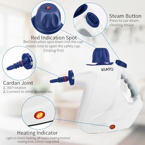 10 in 1 Handheld Steam Cleaner White Q8645