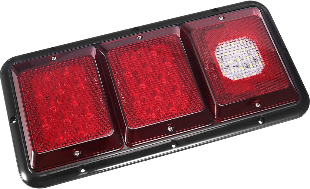 2Pcs LED Trailer Tail Lights with Black Base F384135