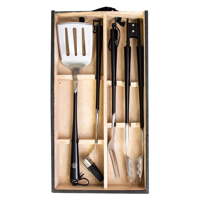 Carbon 6 4-Piece Grill Set G618