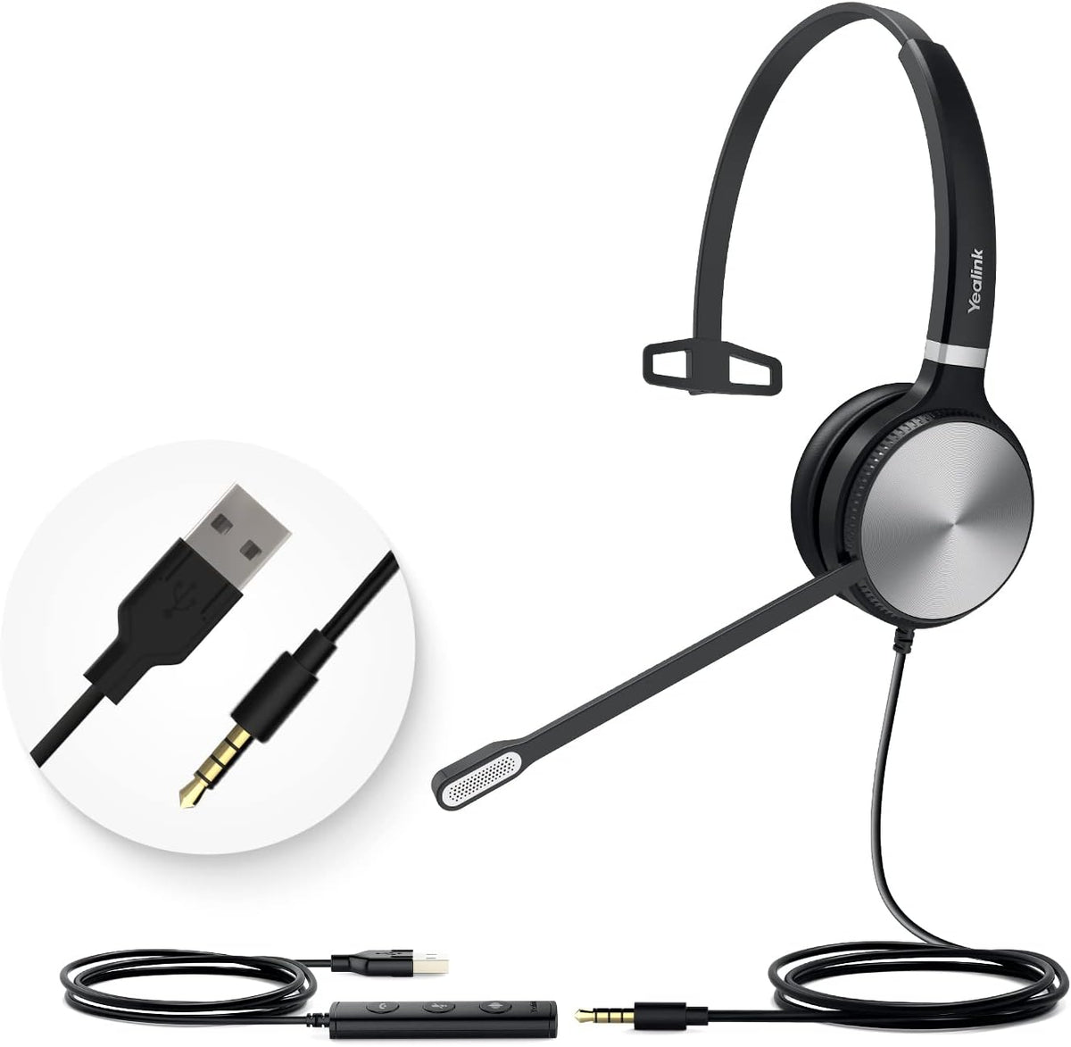 Headset with Microphone Noise Cancelling Stereo 3.5mm Jack G469