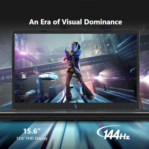 15.6" FHD IPS 144Hz Gaming Laptop with Intel Core i5, NVIDIA GeForce RTX 2050, 8GB DDR5, 512GB SSD O751