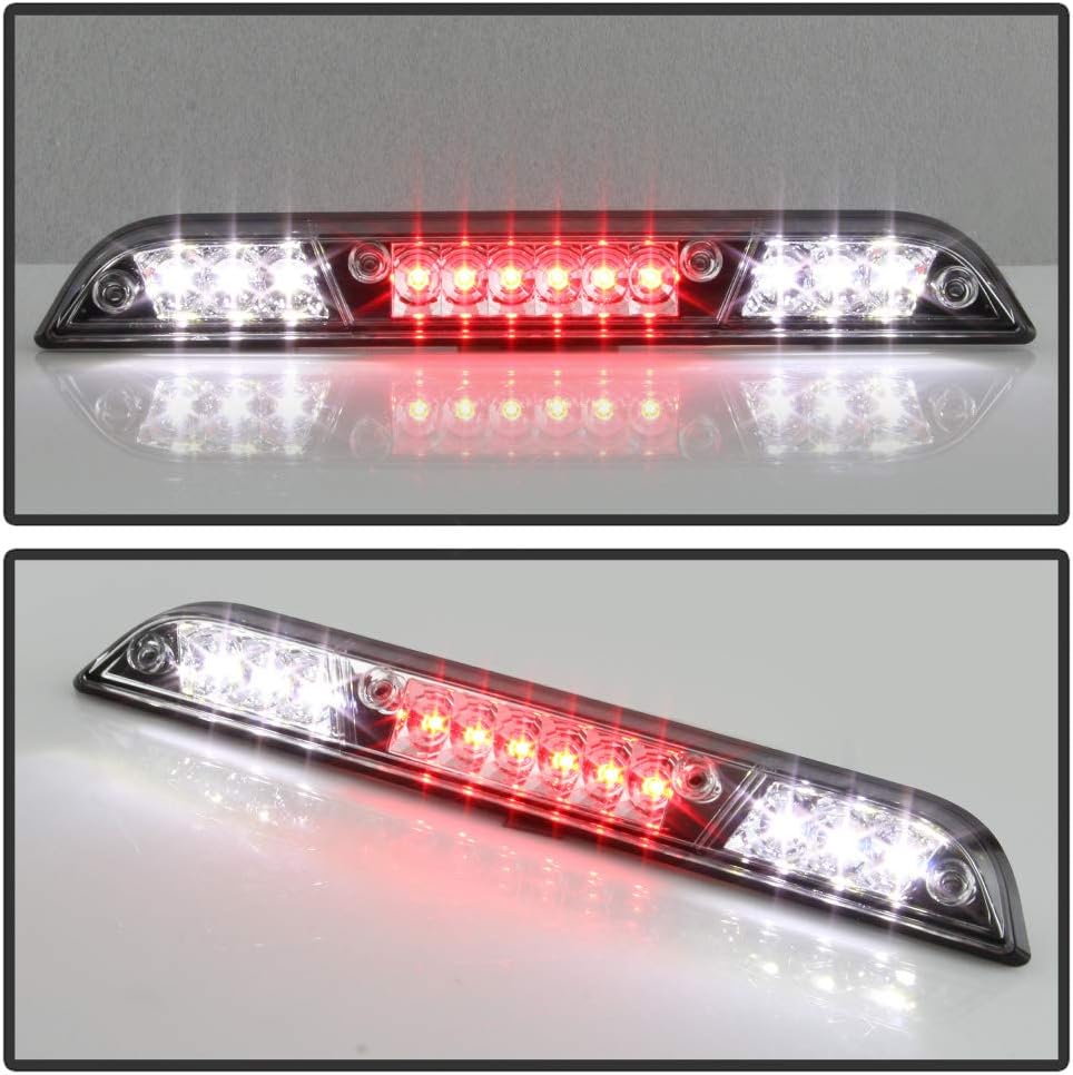 Chrome LED 3rd Brake Stop High Mount Center Roof Cargo Light Pack of 2 Z4064
