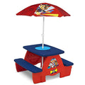 4 Seat Activity Picnic Table with Umbrella C587