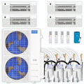 39,000 BTU 4 Zone Ceiling Cassette Ductless Air Conditioner and Heat Pump Y479