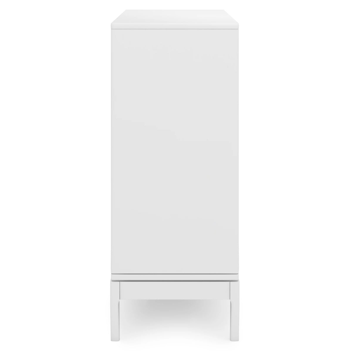 White Solid Hardwood Storage Cabinet W56460