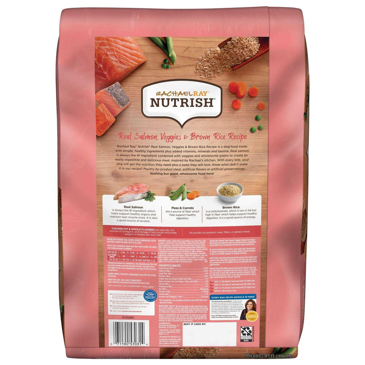 Salmon Veggies & Brown Recipe Dry Dog Food G33965