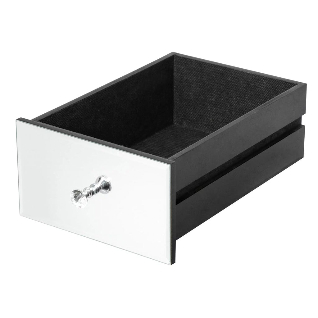 Mirrored Nightstand Bedside Table K452