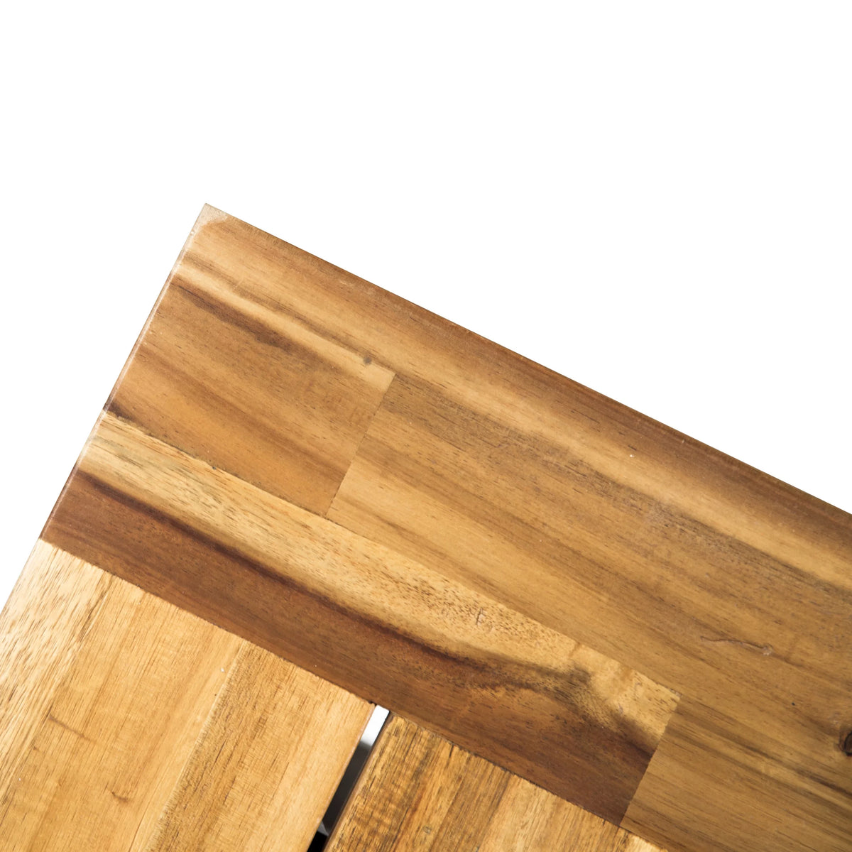 Acacia Wood Outdoor Dining Benches Set of 2 L991