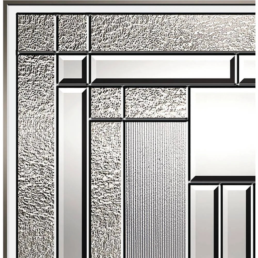 36 in. x 80 in. Full Lite Primed Steel Prehung Left-Hand Inswing Front Door with Brickmould X59881