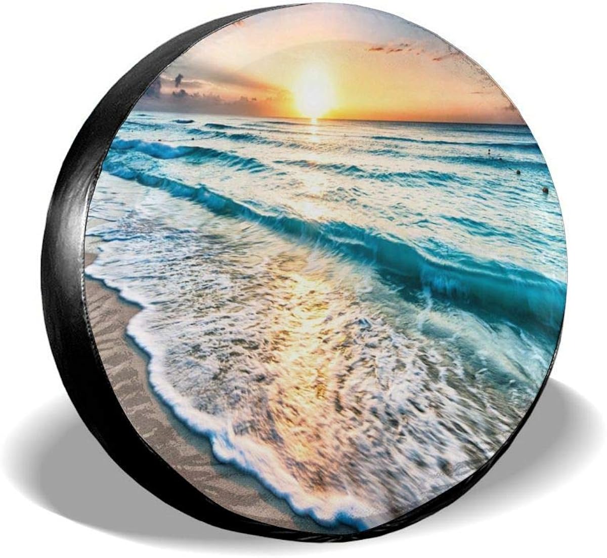 Tire Cover Polyester Universal Spare Wheel Cover Pack of 2 Y6234