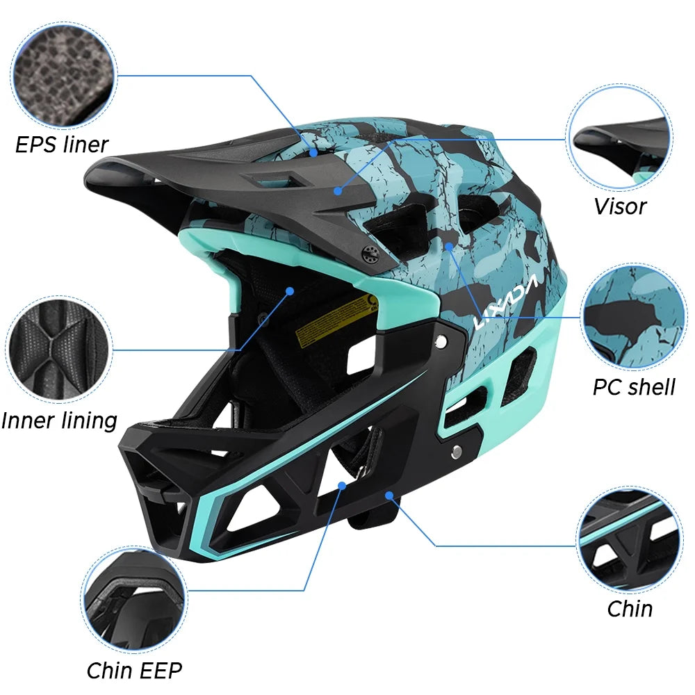 Full Face Mountain Bike Helmet V5590