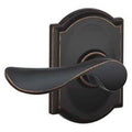 Camelot Passage Door Lever Satin Nickel U817
