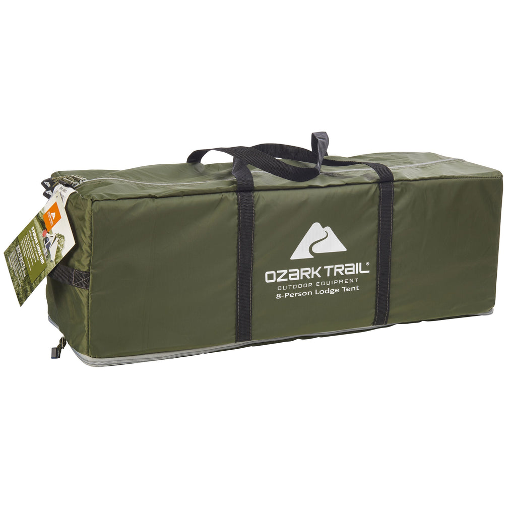 8 Person Camping Tent with Covered Entrance L5636