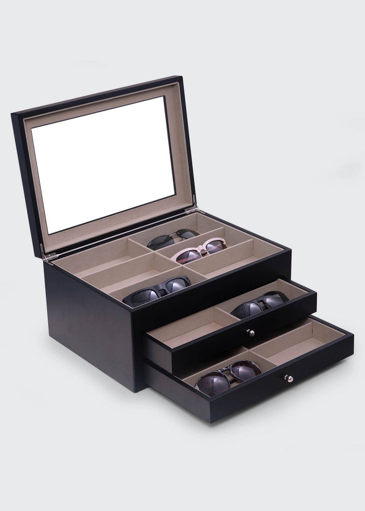 Black Sunglass and Eyeglass Storage Q325147