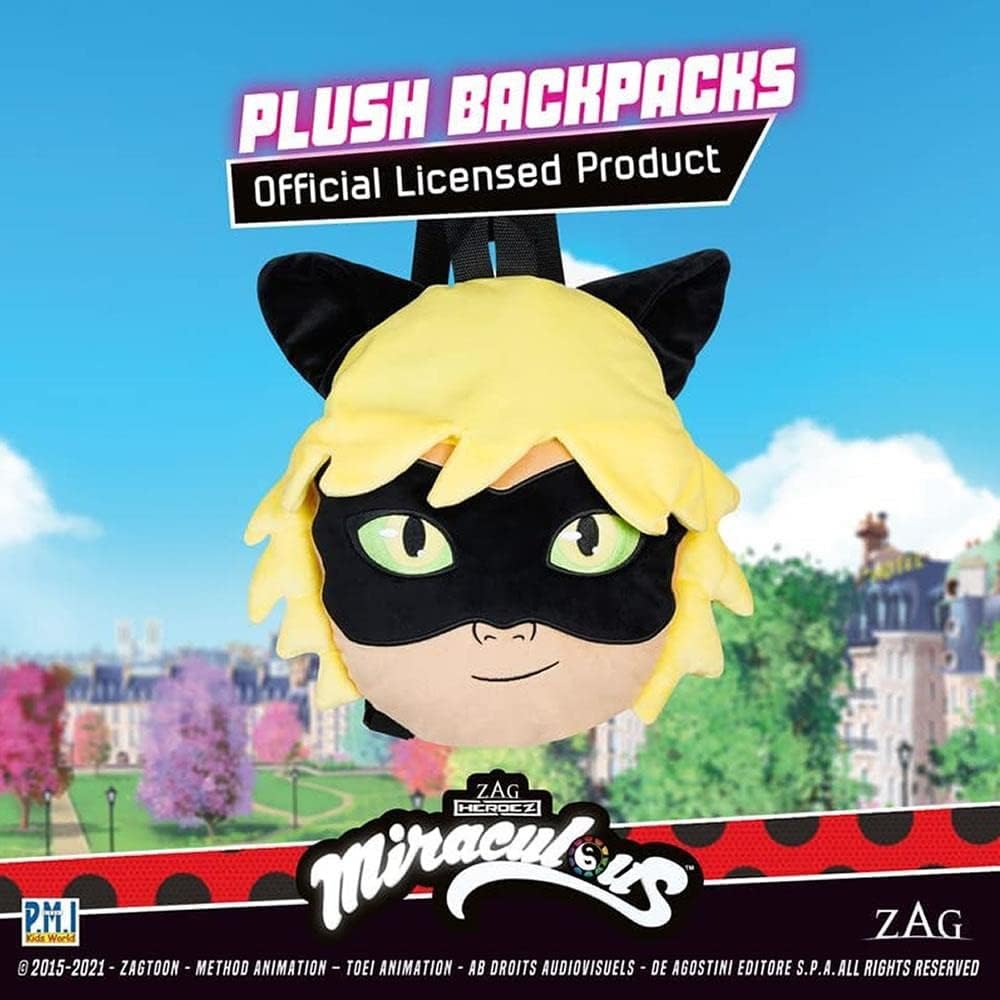 12-Inch Miraculous Ladybug Plush Backpack K73908